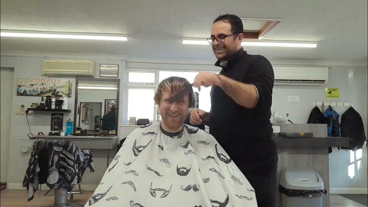 1 1 Barbering tutorial How to cut the top first for mens haircut YouTube 1 1 Barbering tutorial How to cut the top first for mens haircut YouTube
