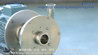 High shear Inline Homogenizer Emulsification Pump