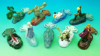 2019 FROZEN 2 set of 9 McDONALDS HAPPY MEAL COLLECTIBLE MOVIE MINI FIGURES VIDEO REVIEW