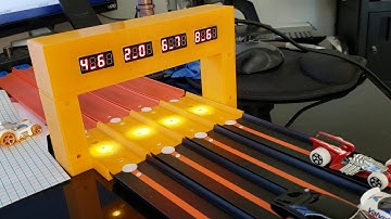 3D Printed Hot Wheels Digital Finish Line