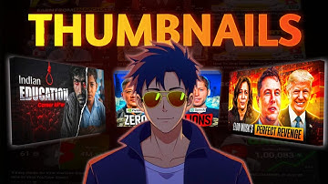 Make Professional YouTube Thumbnails | Best YouTube Thumbnail Tutorial | High CTR Thumbnails 2025