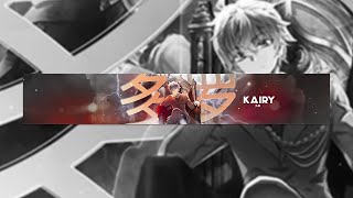 Speedart - Client Work: Kairy Anime Banner