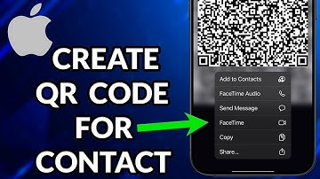 How To Create QR Code For Contact iPhone