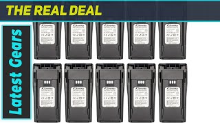 Arrowmax 10 Pack 10PS-AMCL4497-2500-D High Capacity Li-ion Batteries for Motorola CP200 CP200D