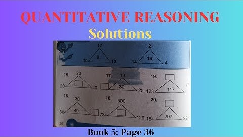 Quantitative Reasoning Solutions for Primary|Lantern Steps Quantitative Reasoning examples Book 5