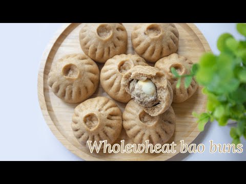 Video Bánh bao nguyên cám siêu mềm xốp chỉ với bột và men/... - youtube