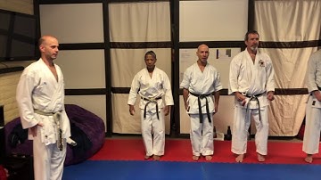 Final Yudansha Training at Okinawa Dojo original location