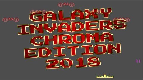 Galaxy Invaders Chroma Edition for the ZX81 (2018)