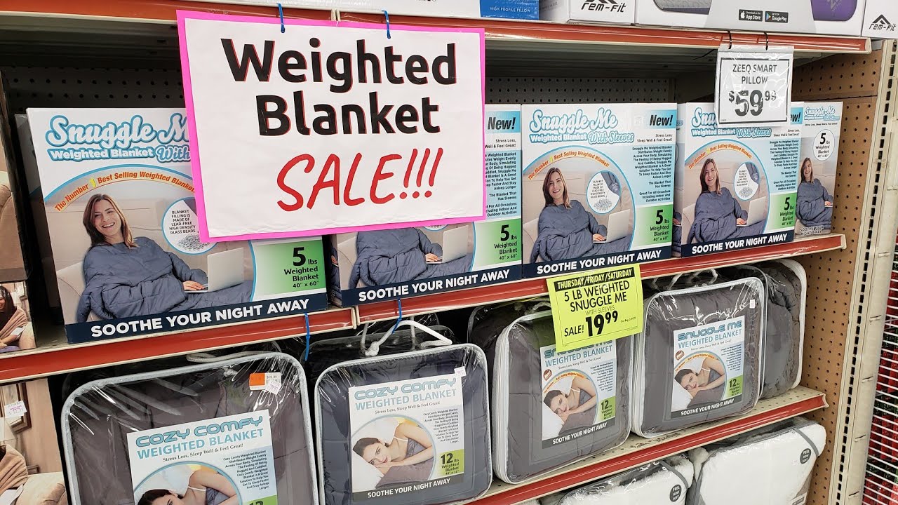 OCEAN STATE JOB LOT WEIGHTED BLANKET DEALS YouTube