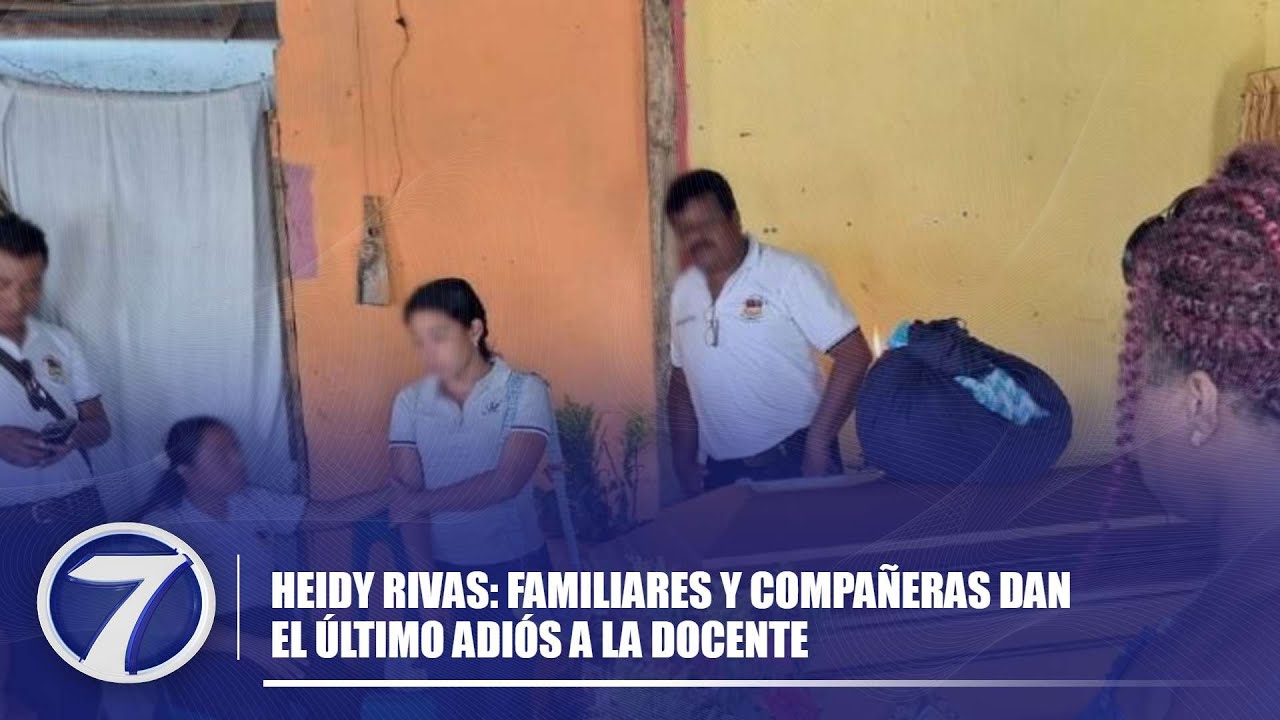 Heidy Rivas: Familiares y compañeras dan el último adiós a la docente ...