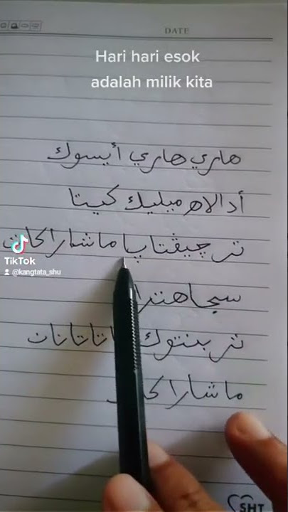 Baca Arab Pegon yuk