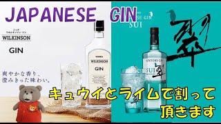 【JAPANESE GIN】 ウィルキンソン　ジン　サントリー　翠