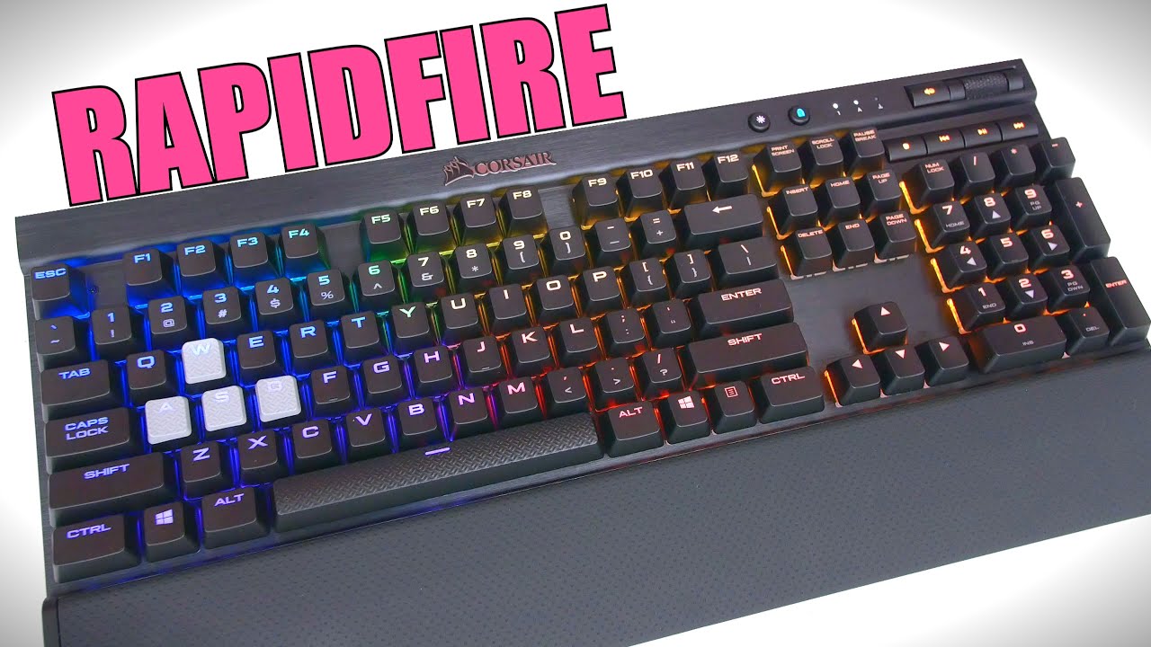 Corsair K70 RGB Rapidfire Keyboard Review - YouTube