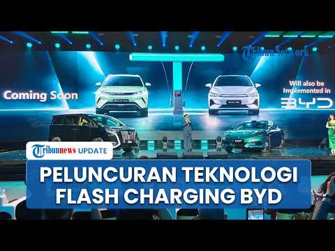 BYD Electric Vehicle Fast Charging Technology Launch with Flash Charging