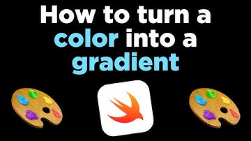 How to turn a color into a gradient (SwiftUI)