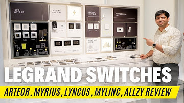All Models of Legrand Modular Switches & Sockets Review | Arteor, Myrius, Lyncus, Mylinc & Allzy ✌🏻