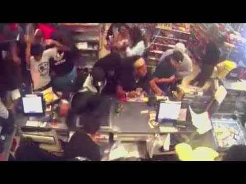 Street takeover turns into violent store takeover