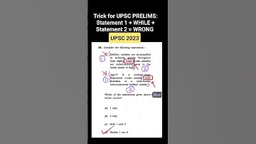 Use This trick only as Last resort in UPSC 2025 PRELIMS