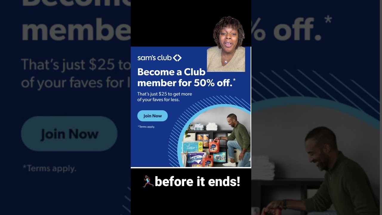 🚨Sam’s Club Membership $50% Off🚨 Get your 1 yr membership now for only $24.99 (Reg. Price $50)!