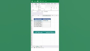 Hide sensitive data  | Advance Excel Formula | MyExcelGeeks