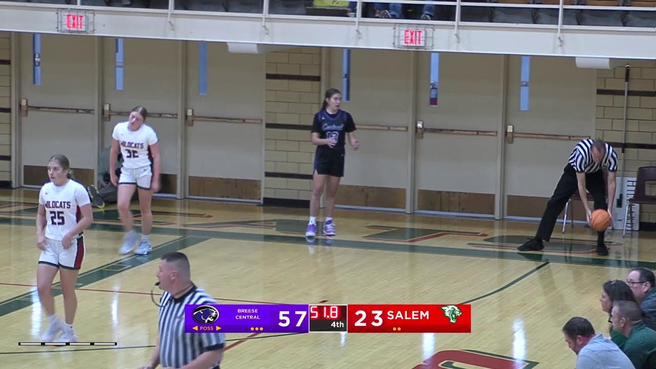 Salem vs Breese Central Girls Highschool Basketball
