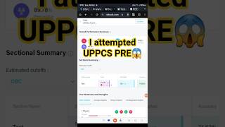 I attempted UPPCS Pre 2025 😱 My Marks #Uppcs #ssc #cgl