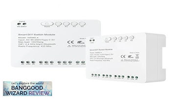 Tuya WiFi Smart 4 Channel RF Momentary Inching Relay Self-Lock Switch Module Review