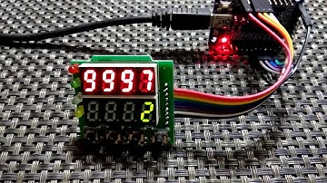 Nuvoton N76E003 Timer 3 Interrupt Example - Driving Multiplexed Seven Segments and Keypad