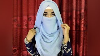 Easy & Full Coverage Niqab Style|| Mutahhara♥️