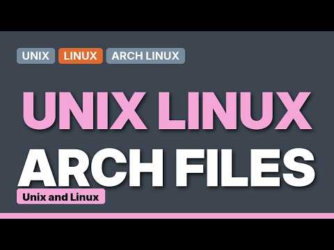 Unix & Linux: Building a home file server using Arch Linux (3 Solutions!!)