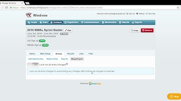 How to Export Meet Entries for Invitationals