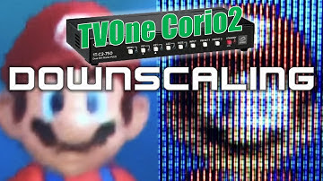 Downscaling Chronicles 1: TVOne Corio2 - 480p, 720p & 1080p downscale to 240p & 480i on a CRT TV/PVM