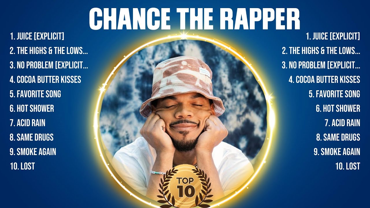 Chance the Rapper Top Hits Popular Songs - Top 10 Song Collection - YouTube