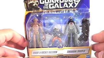 Guardians of the Galaxy 2-pack: Groot & Rocket Racoon and Sakaaran Trooper