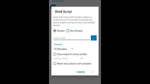 MacroDroid shell script action root and non-root (Jacob L)