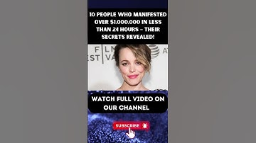 10 People Who Manifested Over $1,000,000 in Less Than 24 Hours – Their Exact Strategies Part 10