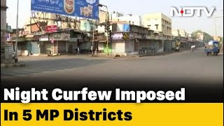 Night Curfew In Some Madhya Pradesh Cities Amid Rising Covid Cases