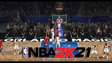 GIANNIS ANTETOKOUNMPO CHASE DOWN BACKBOARD BLOCK | NBA 2K21