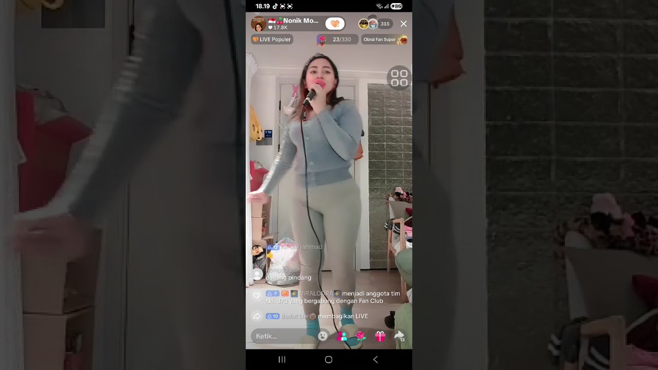 Hiburan live tiktok