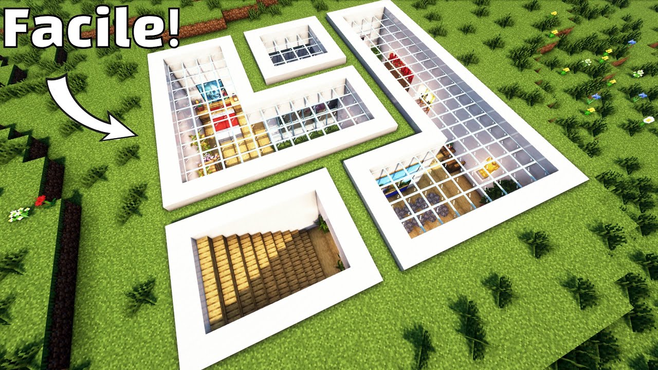 Costruisco una BASE Moderna Sotterranea in Minecraft [Tutorial]