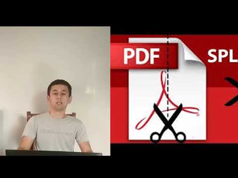pdf faylidan kerakli sahifalarni ajratib olish; separating necessary pages from pdf file