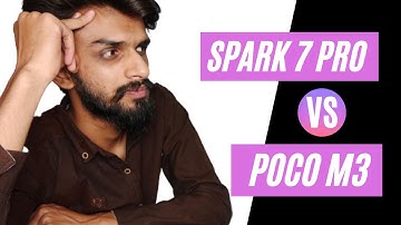 TECNO SPARK 7 PRO VS POCO M3  - Detailed Comparison and Guide for buyers