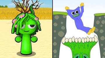 Spranky Survival 🆚HUGGY Story New Update Satisfying ASMR Gameplay All Levels?