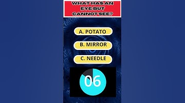 🤯 Only 1% Get This Riddle Right! What Has an Eye But Can