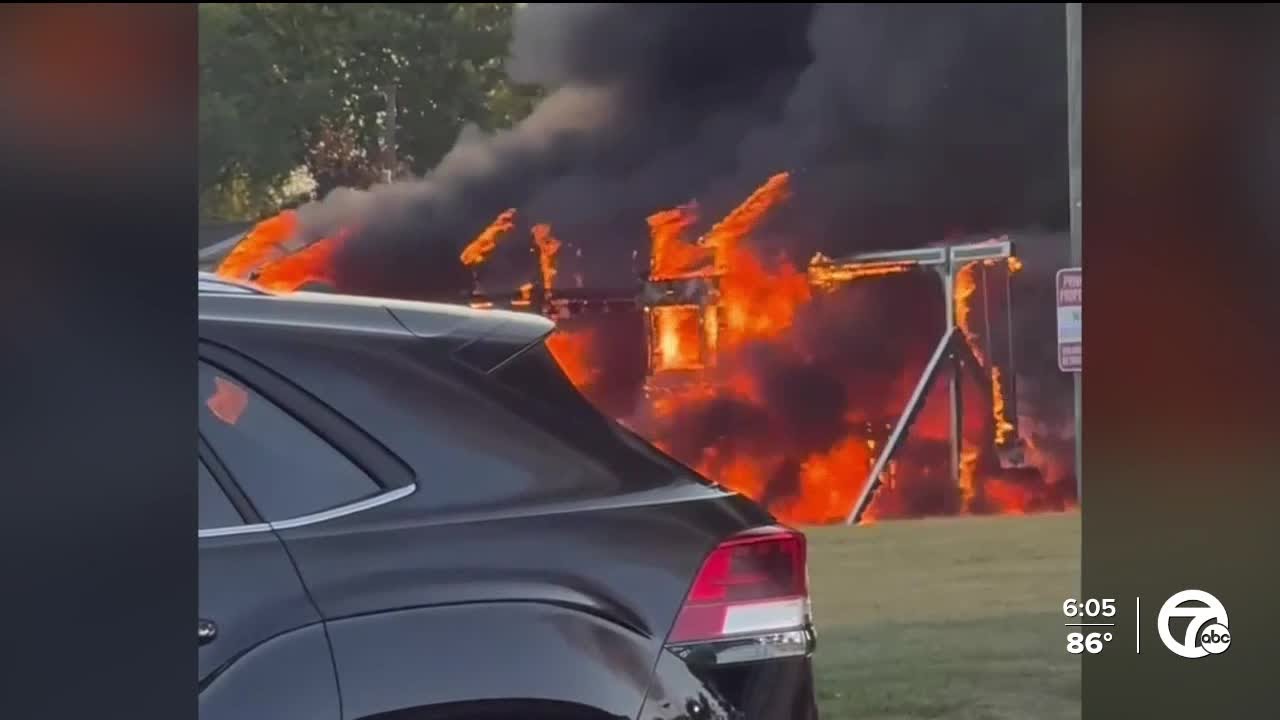 'A complete devastation': Beloved playground in Center Line destroyed in fire