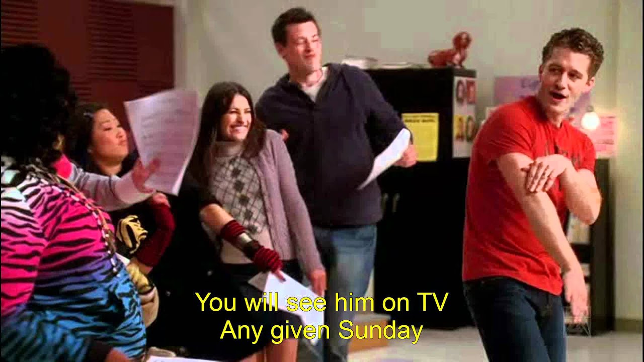 Glee-Gold Digger with lyrics 