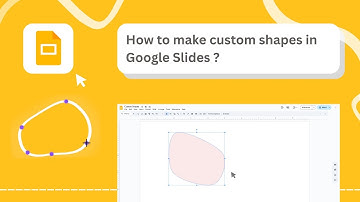 How to make custom shapes in google slides ?
