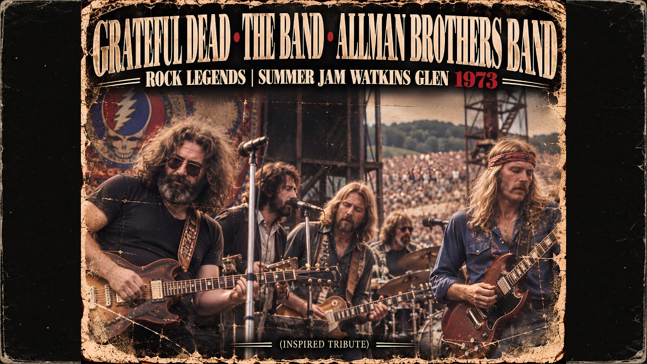 洋楽 Rock Legends The Allman Brothers Band Grateful Dead • The Band • Allman Brothers Band🔥Rock Legends