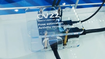 Ambarella CV22 SoC-based Activity Recognition Demo with Injected Video Signal on the Camera Edge