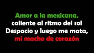 Amor a la Mexicana - Thalía (Letra)